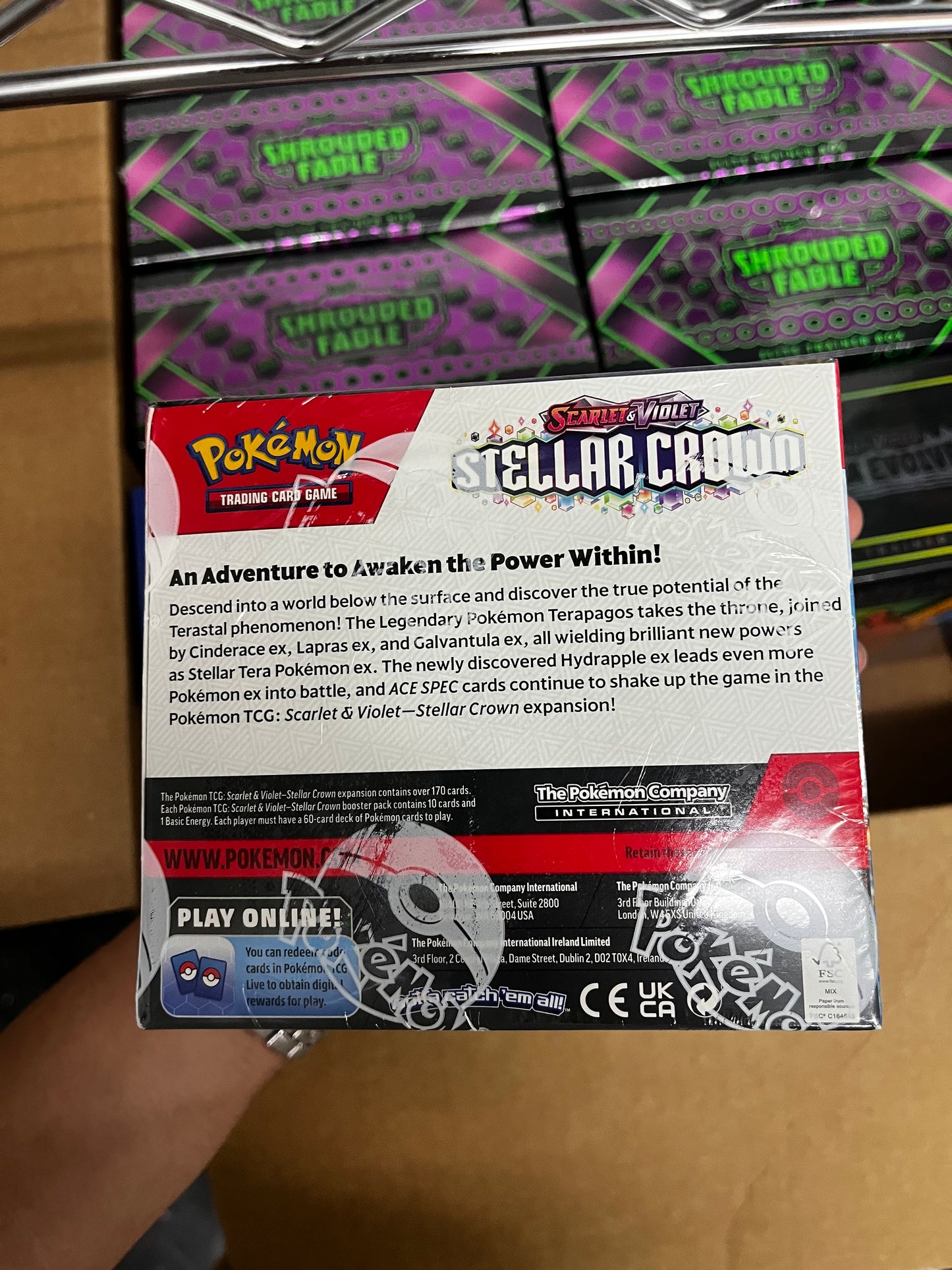 Pokémon Scarlet & Violet SV7 Stellar Crown Booster Box